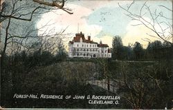 Forest-Hill, Residence of John D. Rockefeller Postcard