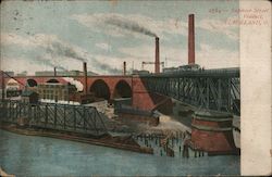 Superior Street Viaduct Cleveland, OH Postcard Postcard Postcard