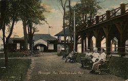 Passenger Pier, Buckeye Lake Park Postcard