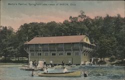 Martin's Pavilion, Springfield Lake Akron, OH Postcard Postcard Postcard