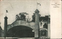 Entrance to White City Postcard