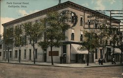 Park Central Hotel Gallipolis, OH Postcard Postcard Postcard