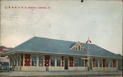 Lake Shore & Michigan Southern Railroad Station Geneva, OH Postcard Postcard Postcard