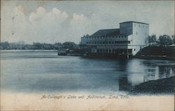 McCullough's Lake and Auditorium Postcard