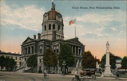 Court House New Philadelphia, OH Postcard Postcard Postcard