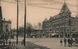 Market Square Looking West Piqua, OH Postcard Postcard Postcard