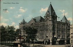 Plaza Hotel Piqua, OH Postcard Postcard Postcard