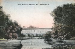 Old Wooden Bridge Postcard