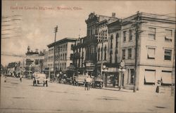 East on Lincoln Highway Postcard