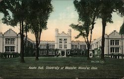 Kauke Hall, University of Wooster Postcard