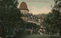 Hoover Cottage, University of Wooster Postcard