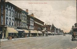 Saginaw Street Pontiac, MI Postcard Postcard Postcard