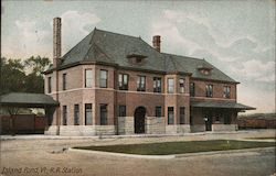 R.R. Station Postcard