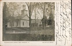 Congregational Church East Hardwick, VT Postcard Postcard Postcard