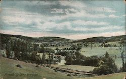 Up Barton River Valley Postcard