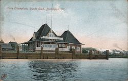 Lake Champlain, Yacht Club Burlington, VT Postcard Postcard Postcard