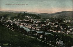 Bird's-eye View Montpelier, VT Postcard Postcard Postcard