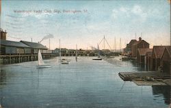 Waterfron Yacht Club Slib Postcard