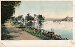 A Bit of Beach, Lake Bomossen Fair Haven, VT Postcard Postcard Postcard