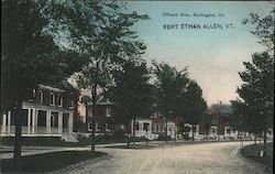 Officers Row Postcard