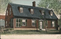 Old State House, Built 1775, Where State Legislature met in 1784 and 1786 Rutland, VT Postcard Postcard Postcard