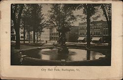 City Hall Park Postcard