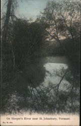 On Sleeper's River St. Johnsbury, VT Postcard Postcard 