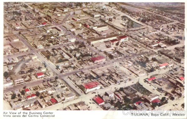 Air View Of The Business Center, Baja California Tijuana Mexico
