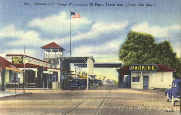 International Bridge Connecting El Paso Mexico