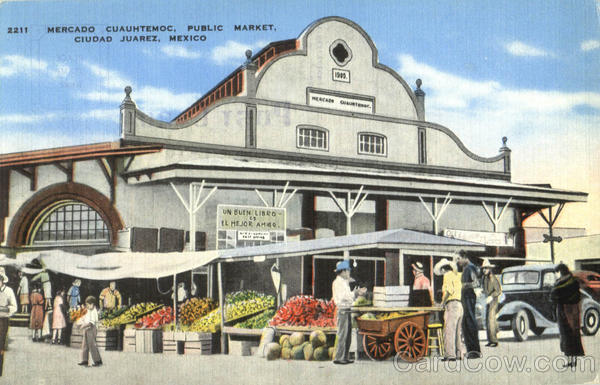 Mercado Cuauhtemoc Public Market Juarez Mexico