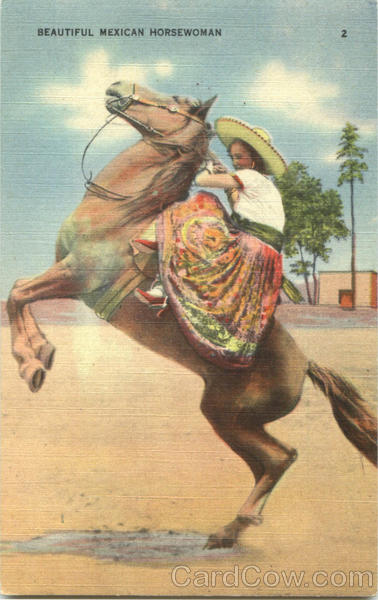 Beautiful Mexican Horsewoman Mexico