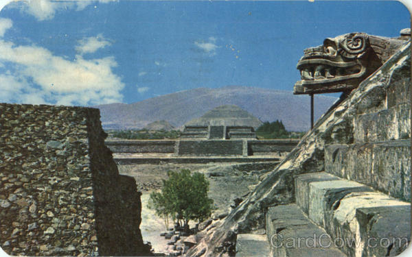 Panoramica Zona Arqueologica De San Juan Teotihuacan Mexico