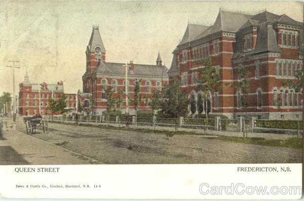 Queen Street, Fredericton NB Canada New Brunswick