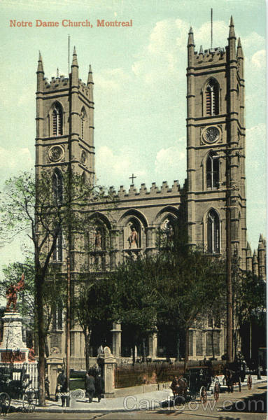 Notre Dame Church Montreal PQ Canada Quebec