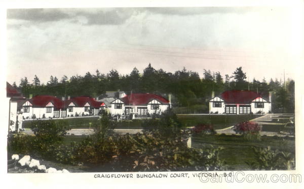 Craigflower Bungalow Court Victoria BC Canada British Columbia