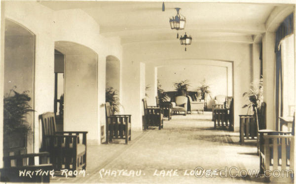 Writing Room, Chateau Lake Louise Banff AB Canada Alberta