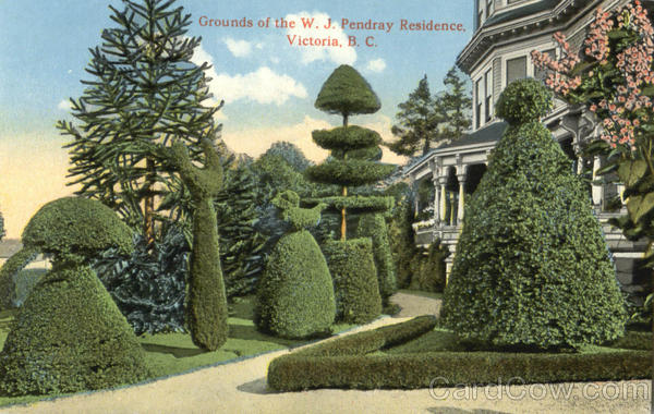 Grounds Of The W. J. Pendray Residence Victoria BC Canada