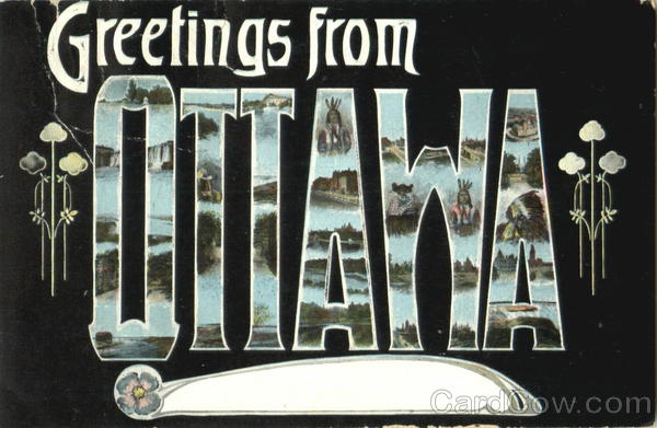 Greetings From Ottawa Ottowa ON Canada Ontario