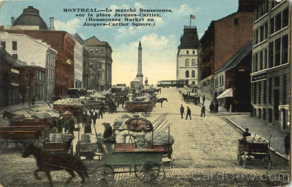 Le Marche Bonsecours Montreal PQ Canada Quebec