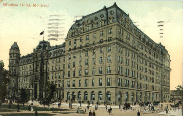 Windsor Hotel Montreal PQ Canada Quebec