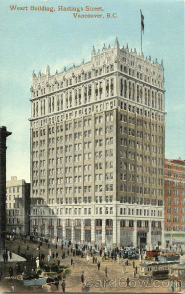 Weart Building, Hastings Street Vancouver BC Canada