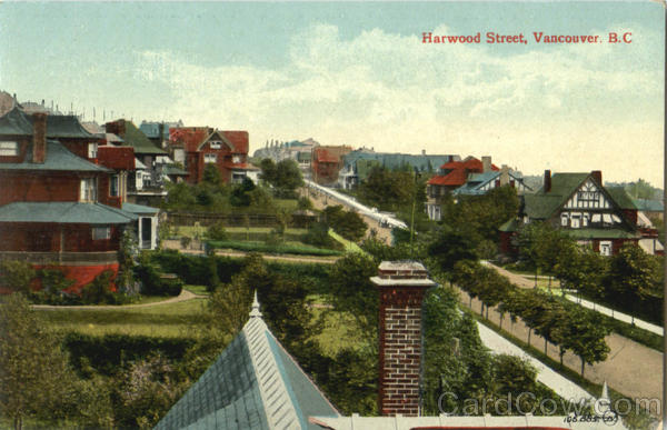 Harwood Street Vancouver BC Canada British Columbia