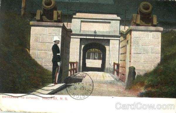 Entrance To Citadel Halifax NS Canada Nova Scotia