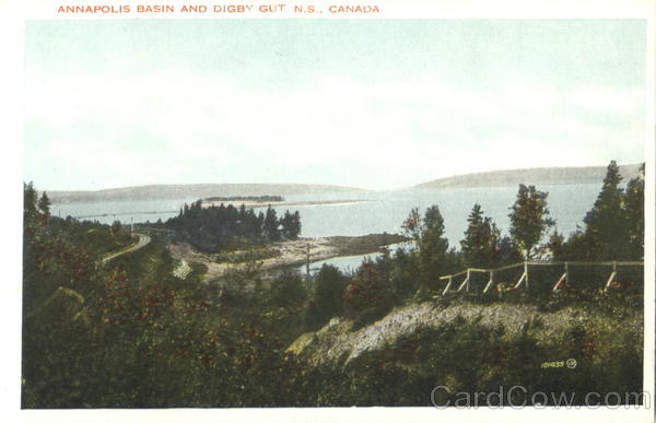 Annapolis Basin And Digby Gut NS Canada Nova Scotia