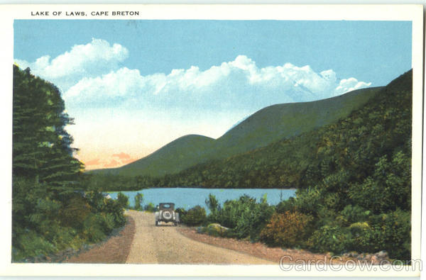 Lake Of Laws Cape Breton NS Canada Nova Scotia