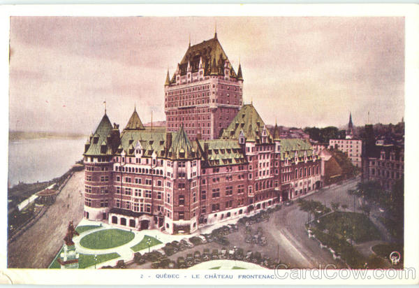 Le Chateau Frontenac PQ Canada Quebec