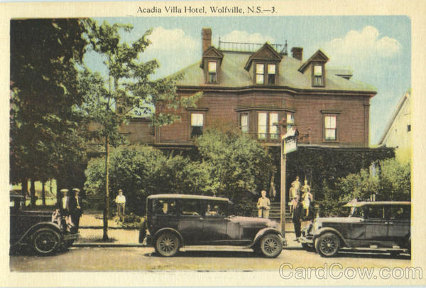Acadia Villa Hotel Wolfville NS Canada Nova Scotia