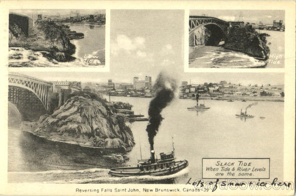 Reversing Falls Saint John NB Canada New Brunswick