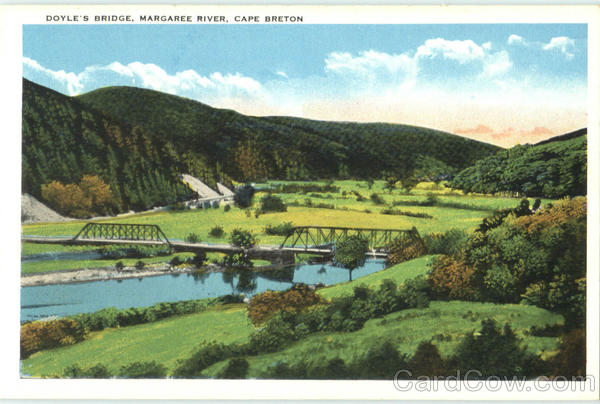 Doyle's Bridge, Margaree River Cape Breton NS Canada