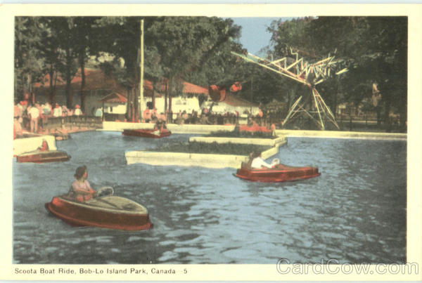 Scoota Boat Ride, Bob-Lo Island Park ON Canada Ontario